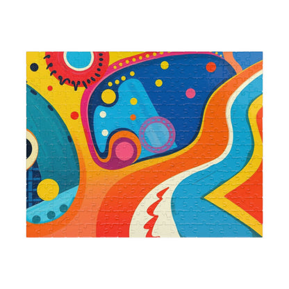 Colorful Abstract Jigsaw Puzzle for Creative Minds 252 pcs (Horizontal) Puzzle The Puzzle Chest