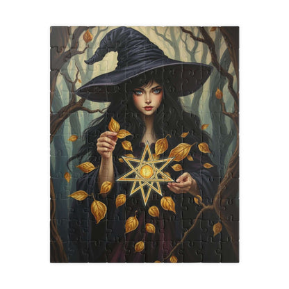 Ashes and Embers Magical Witch Puzzle, Enchanting Jigsaw for Adult Cozy Night In, Halloween Decor, Gift for Witch Lover, Mystery Enthusiasts