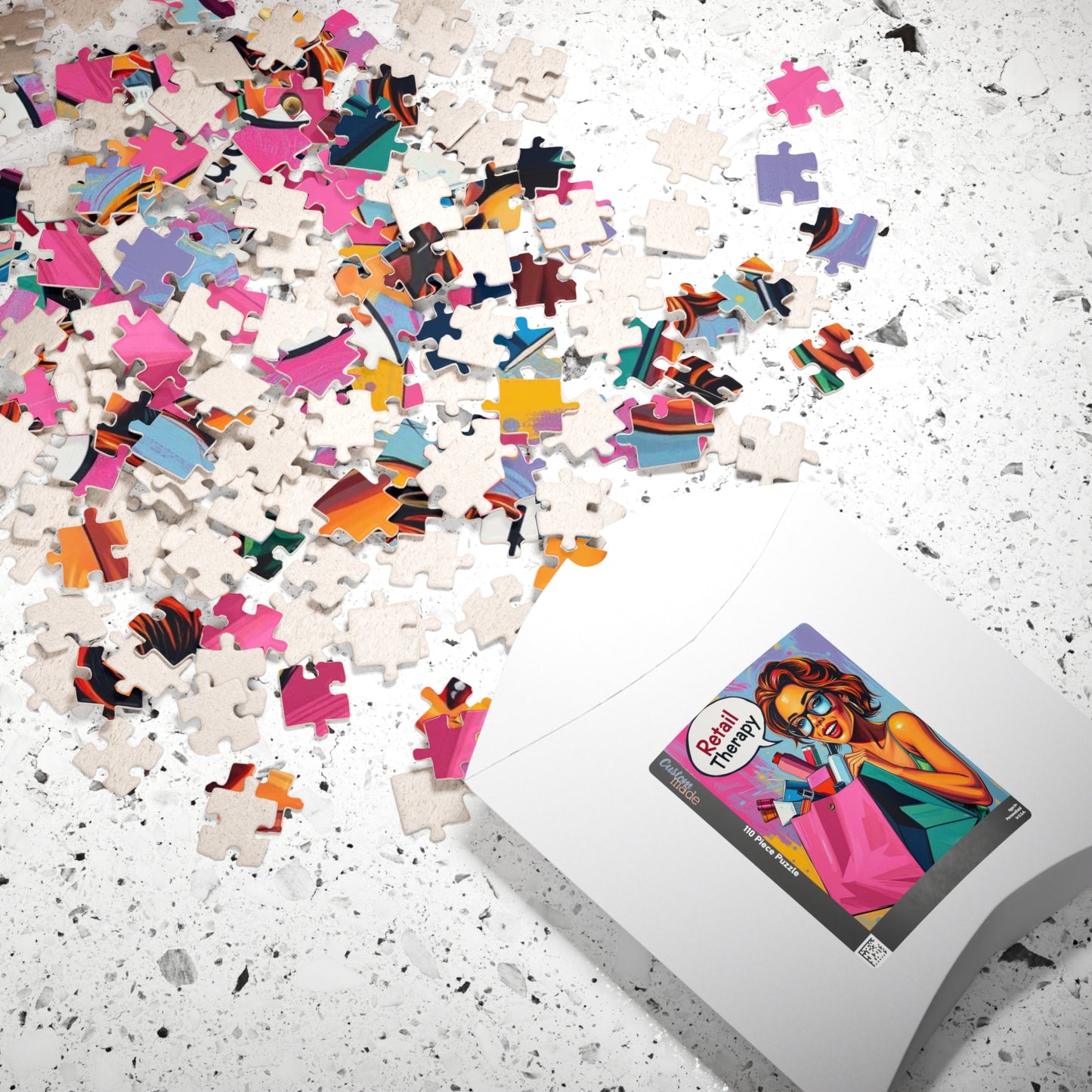 Retail Therapy Puzzle - Pop Art Jigsaw Puzzle for Adults, Perfect for Relaxation, Gift for Puzzle Lover, Fun Indoor Activity, Family Night Puzzle The Puzzle Chest