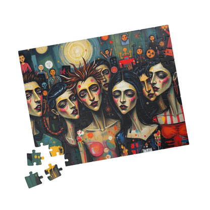 Artistic Gothic Jigsaw Puzzle - Party Scene, Game for Dark Art Lovers, Indoor Activity Solo Fun Entertaining Pastime, Best Puzzle Lover Gift Puzzle The Puzzle Chest