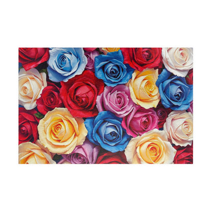 Beautiful Floral Rose Puzzle 1000 Piece Jigsaw Puzzle for Adults Perfect Gift for Family Bonding, Game Night, Flower Lovers, Mental Exercise 1014 pcs (Horizontal) Puzzle The Puzzle Chest