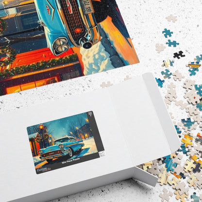 Vintage Car Puzzle - Retro 1957 Bel Air Jigsaw Game Puzzle The Puzzle Chest