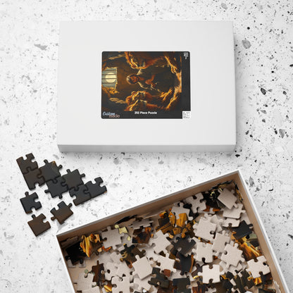 Religious Puzzle for Adults - Biblical Scene of Daniel in the Lions Den, Tranquil Gift for Puzzle Lovers, Mindfulness Hobby, Relaxation