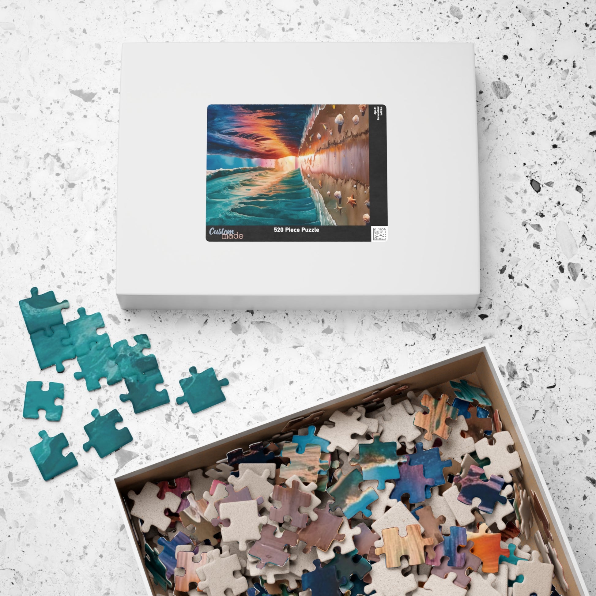 Religious Christian Puzzle: Parting of the Red Sea, Biblical Scene Jigsaw, Educational Activity, Family Game Night, Best Unique Gift, Hobby Puzzle The Puzzle Chest