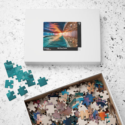 Religious Christian Puzzle: Parting of the Red Sea, Biblical Scene Jigsaw, Educational Activity, Family Game Night, Best Unique Gift, Hobby Puzzle The Puzzle Chest