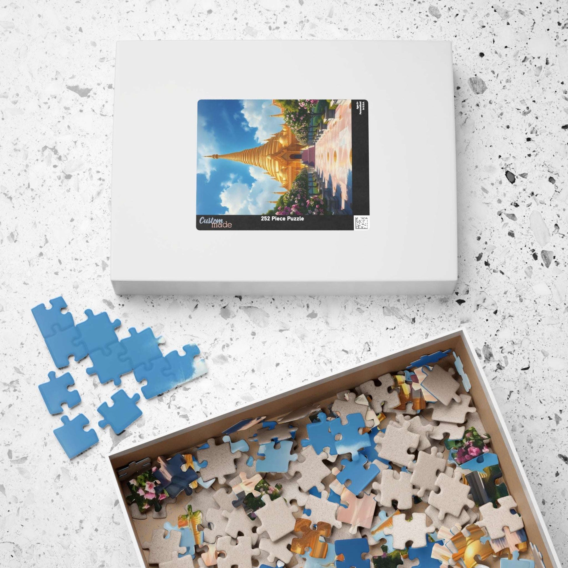 Golden Temple Puzzle – Jigsaw of Harmandir Sahib in Amritsar India, Sikh Landmark Puzzle The Puzzle Chest