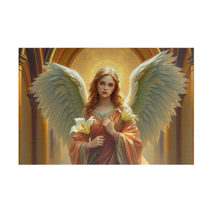 Golden Benediction Jigsaw Puzzle, Angel Puzzle, Religious Puzzle, Catholic Puzzle Gift for Puzzle Lover, Great for Indoor Home Entertainment 1014 pcs (Horizontal) Puzzle The Puzzle Chest