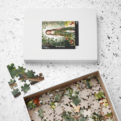 Whimsical Forest Nymph Puzzle, Mythical Creature Jigsaw Game, Best Unique Gift for Puzzle Lover Hobbyist, Fun Family Activity, Mindfulness Puzzle The Puzzle Chest