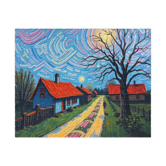 Vibrant Landscape Puzzle, Challenging Jigsaw Game, Stress Relief Activity, Family Game Night, Frameable Puzzle Artwork, Gift for Art Lovers 110 pcs (Horizontal) Puzzle The Puzzle Chest