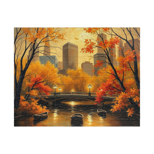 Central Park Sunrise Landscape Puzzle, 110, 252, 520, 1014-piece - Relaxing Jigsaw Game, Perfect Gift for Puzzle Lovers, Stress Relief 252 pcs (Horizontal) Puzzle The Puzzle Chest