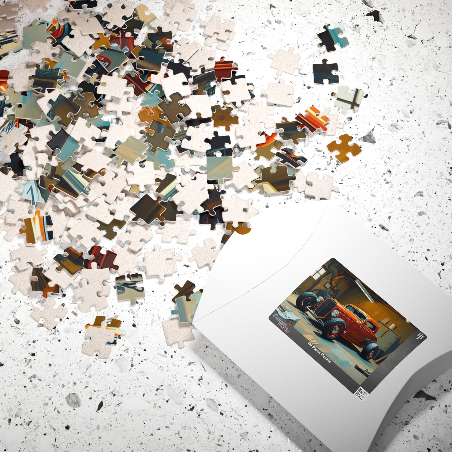 Vintage Car Puzzle - 1932 Deuce Coup, Retro Auto Jigsaw Game, Classic Car Art Puzzle The Puzzle Chest