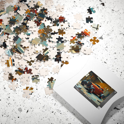 Vintage Car Puzzle - 1932 Deuce Coup, Retro Auto Jigsaw Game, Classic Car Art Puzzle The Puzzle Chest