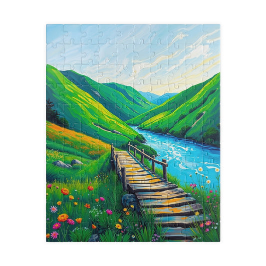 Scenic Nature Puzzle - 110, 252, 520, 1014-piece | Perfect Gift for Nature Lovers, Family Game Night, Home Decor, Puzzle 110 pcs (Vertical) Puzzle The Puzzle Chest