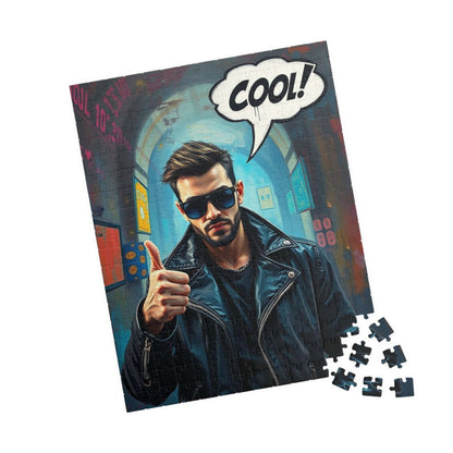 Cool Vibe Puzzle - Pop Art Jigsaw Game, Fun Gift for Friend, Family, Game Night, Unique Nostalgic Birthday/Christmas Present, Vintage Design 252 pcs (Vertical) Puzzle The Puzzle Chest
