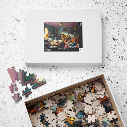Puzzle, Messy Bedroom Jigsaw, Bedroom Puzzle Game, Bedroom Scene Puzzle, Bedroom Cleanup Puzzle, Bedroom Organization Activity