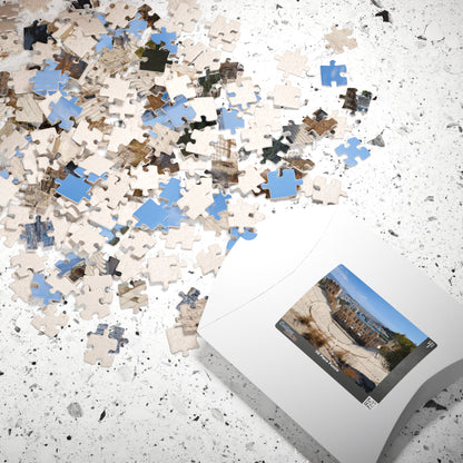 Athens Ancient Theater Puzzle - The Oden of Herodes Atticus, Realistic Historical Landmark Jigsaw Game, Greek Architecture Puzzle The Puzzle Chest
