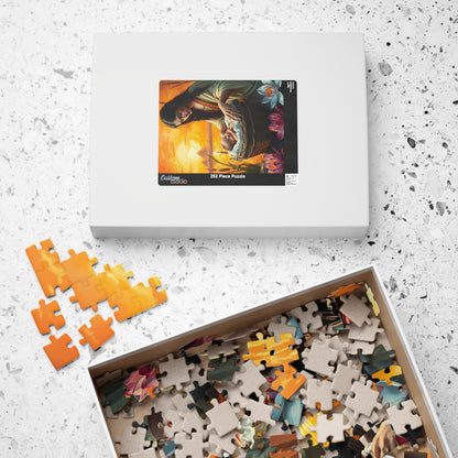 Christian Jigsaw Puzzle, Baby Moses Nile River Biblical Scene, Home Entertainment, Brain Teaser, Religious Puzzle Lover Gift for Friends