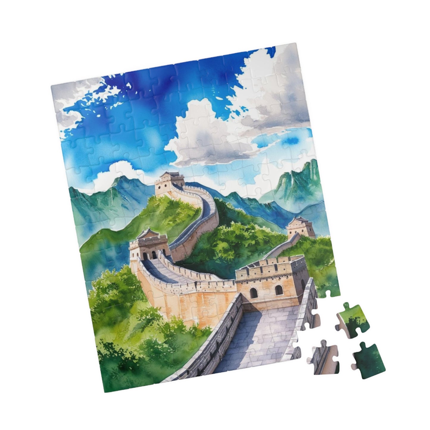 Great Wall of China Jigsaw Puzzle, Nature Landscape Tabletop Game, Puzzle Enthusiasts History Travel Lover, Family Activity, Hobby Puzzle The Puzzle Chest