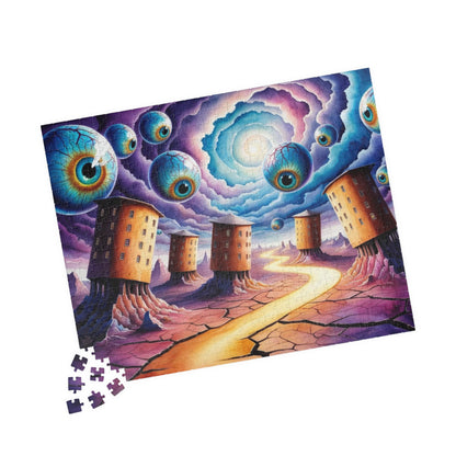 Puzzle, Fantasy Weirdcore Jigsaw for Adults, Surreal Landscape Mind-Bending Game, Interactive Family Activity, Home Entertainment, Hobby Puzzle The Puzzle Chest