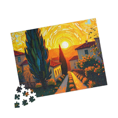 Sunset Serenity Landscape Puzzle, 110-1014 Piece Jigsaw Puzzle for Adult, Gift for Friend, Family Fun Game Night, Relaxation Activity, Peace Puzzle The Puzzle Chest