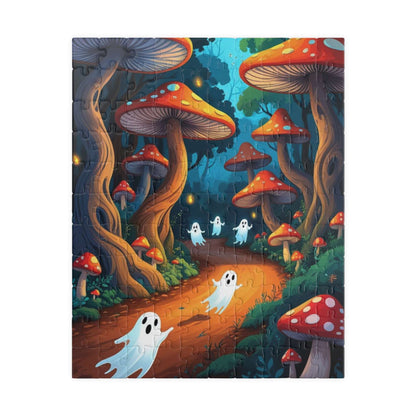 Charming Ghostly Adventure Halloween Jigsaw Puzzle for Adults, 110-1014 Pieces