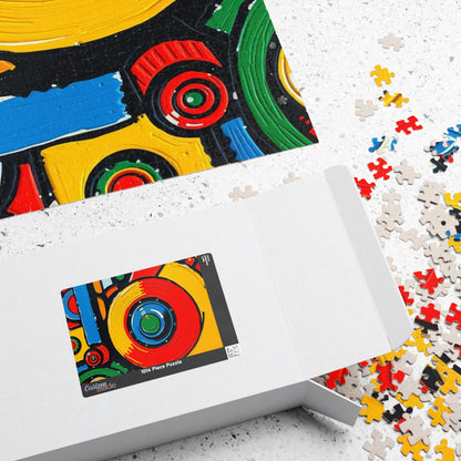 Colorful Abstract Jigsaw Puzzle, 110, 252, 520, 1014-piece, Mindful Fun, Art Lover Gift, Family Activity, Game Night Essential, Brain Teaser Puzzle The Puzzle Chest