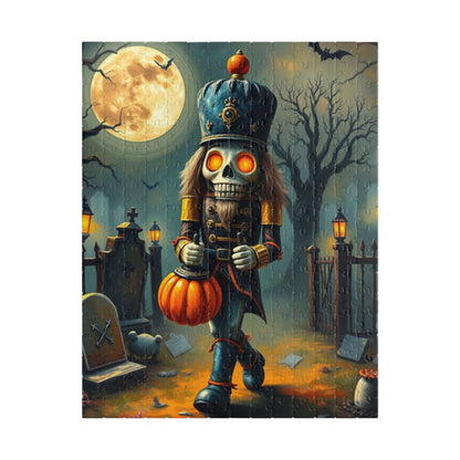 Nutcracker Midnight March - Spooky Halloween Puzzle, 110, 252, 520, 1014-piece Jigsaw Fun Family Activity, Holiday Birthday Gift for Friend 252 pcs (Vertical) Puzzle The Puzzle Chest