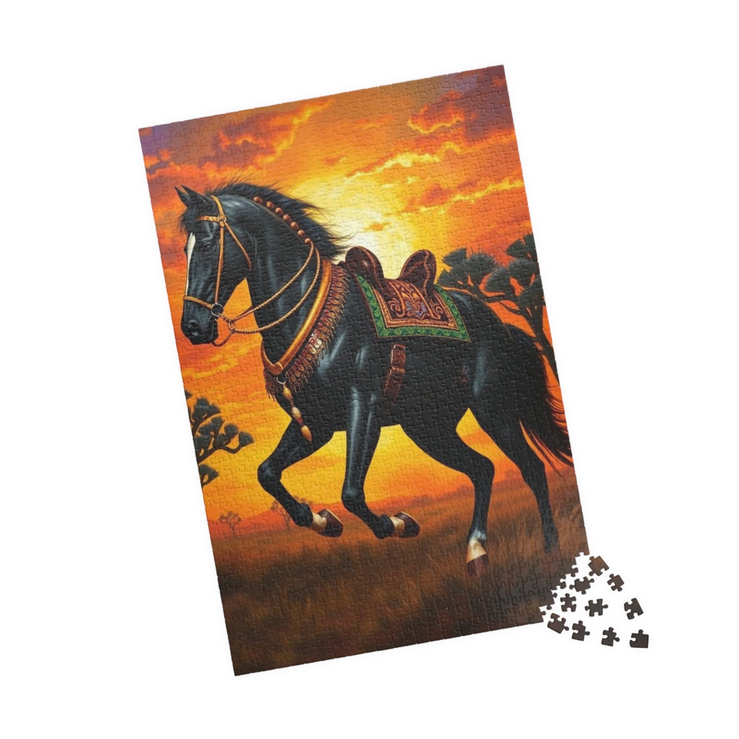 Majestic Horse Puzzle, Equestrian Art Jigsaw, Friend Gift for Horse Lovers, Family Fun Activity, Home Entertainment, Brain Teaser Puzzle The Puzzle Chest