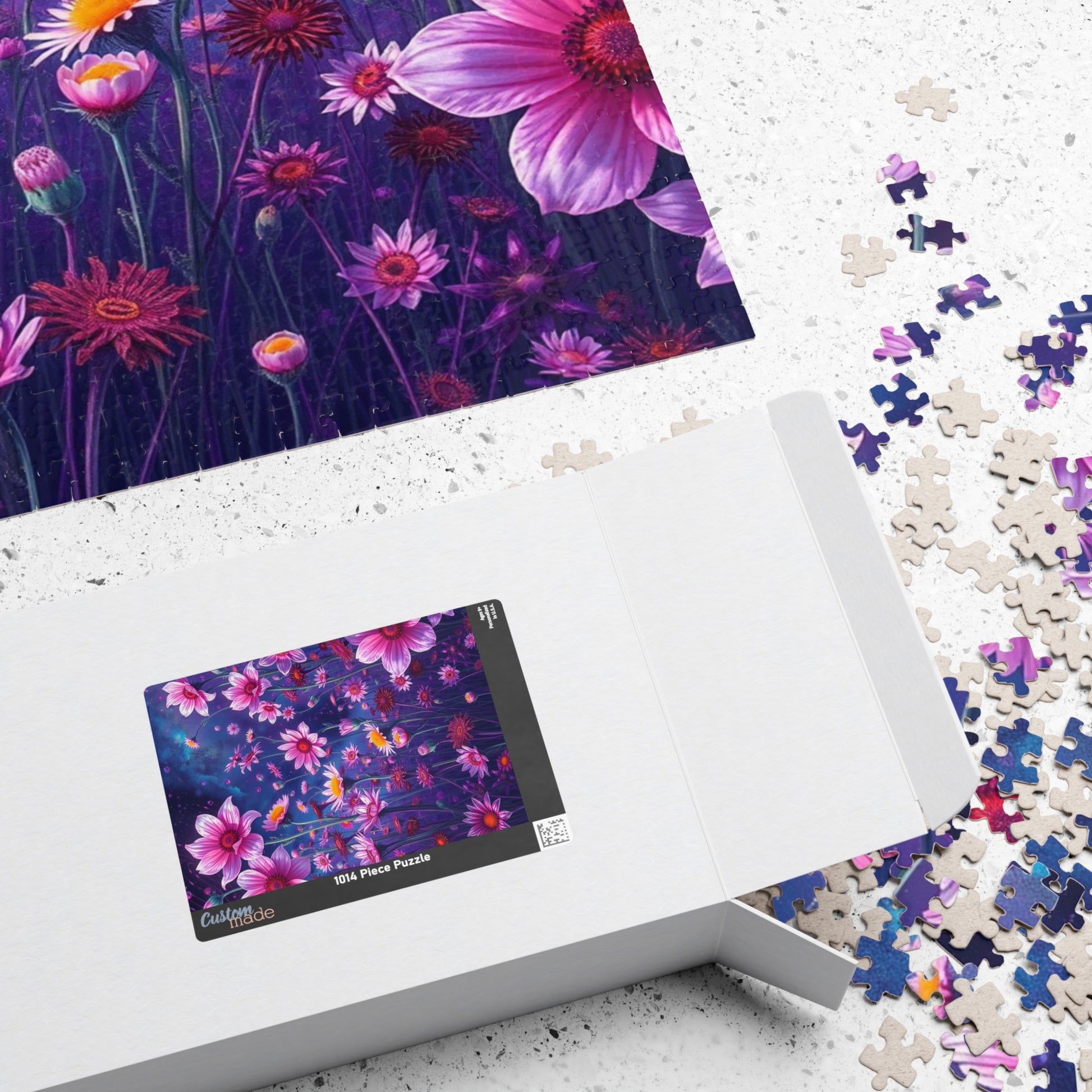 Floral Artwork Puzzle - 110, 252, 520, 1014-piece Flower Jigsaw Game for Adults, Gift for Flower Lovers, Mental Exercise for Seniors Puzzle The Puzzle Chest