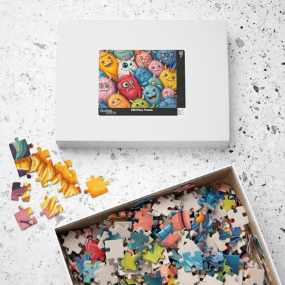 Monster Mash Halloween Puzzle, Colorful Adult Jigsaw Game, Spooky Creatures Activity, Scary Cute Halloween Gift for Friends Puzzle The Puzzle Chest