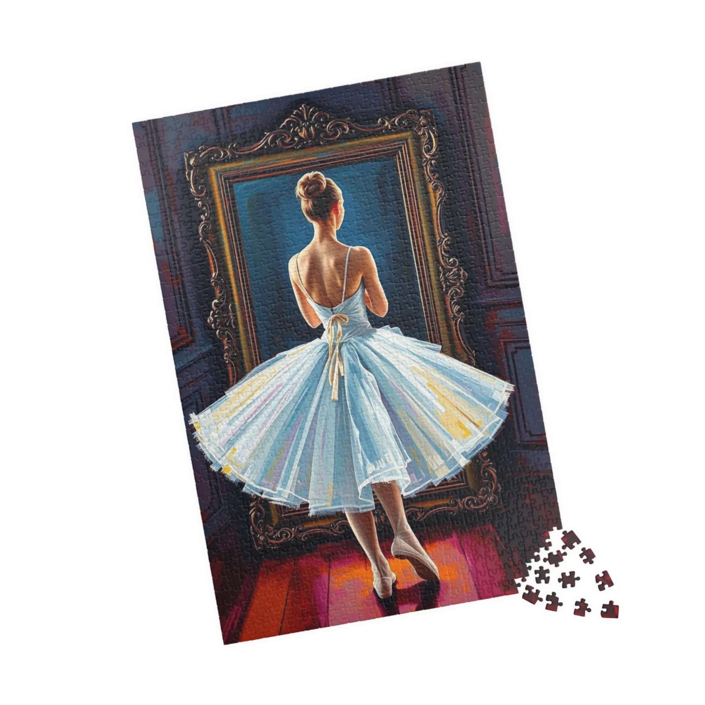 Vintage Ballerina Jigsaw Puzzle, 110, 252, 520, 1014-piece Ballet Artwork, Gift for Friend, Family Activity, Home Entertainment, Mindfulness Puzzle The Puzzle Chest