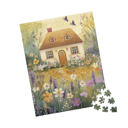 Cottage House and Flower Garden Jigsaw Puzzle 252 pcs (Vertical) Puzzle The Puzzle Chest