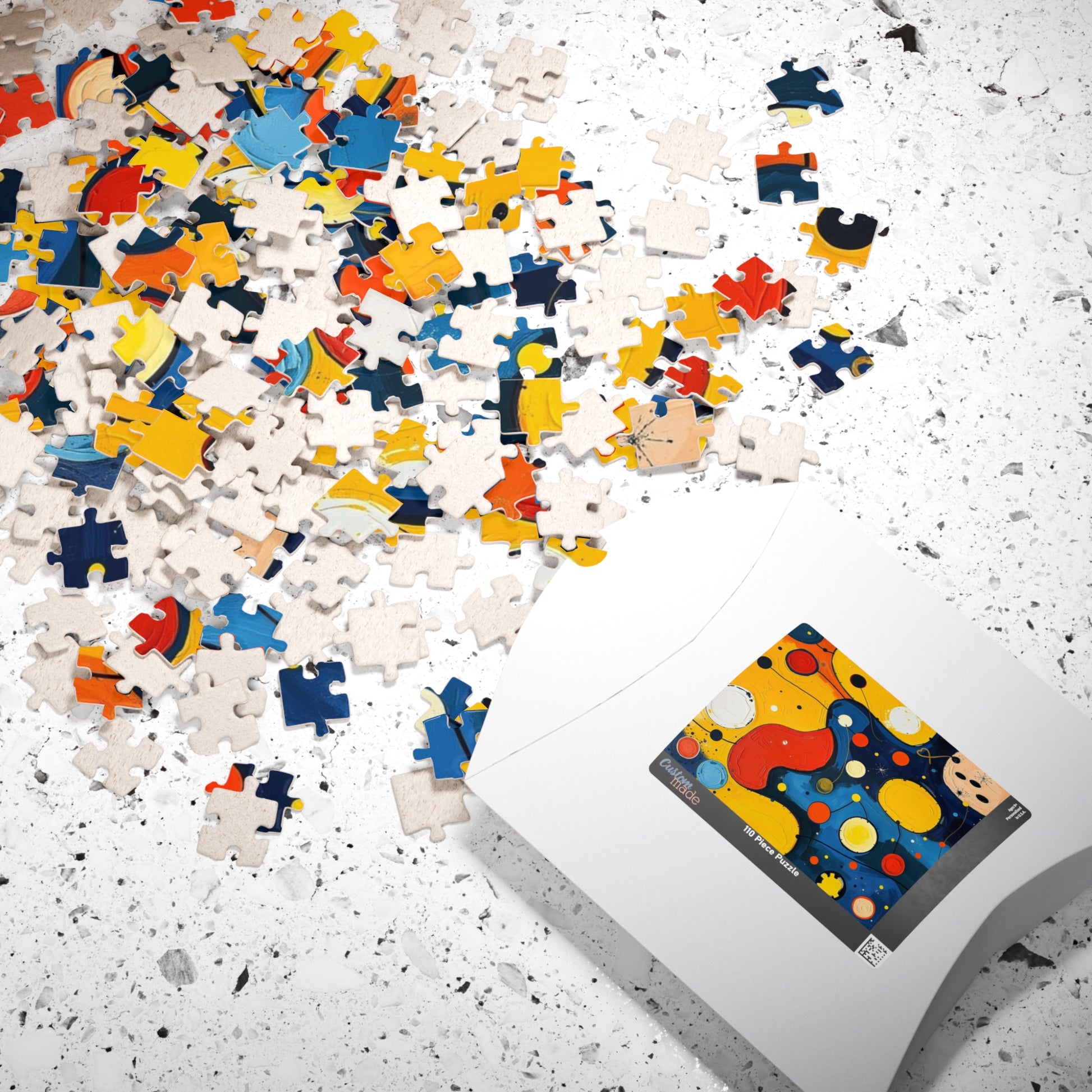 Colorful Abstract Puzzle - Modern Art Jigsaw Game Puzzle The Puzzle Chest