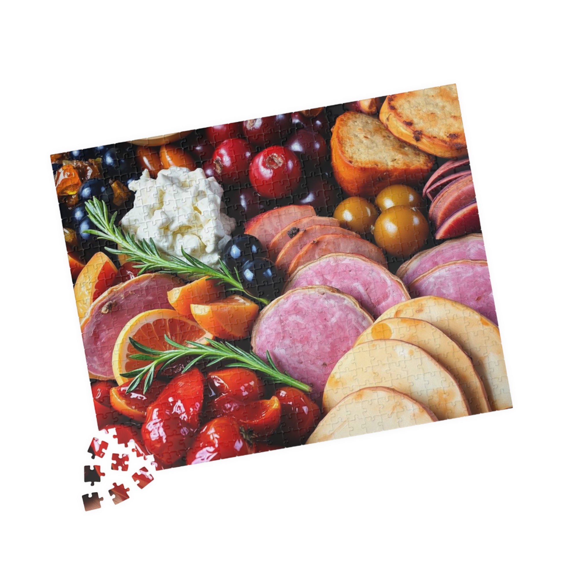 Gourmet Food Puzzle, Fun Family Activity, Foodie Gift, Home Decor Puzzle, Unique Puzzle Gift for Food Lovers, Puzzle for Game Night Puzzle The Puzzle Chest