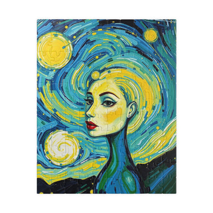 Artistic Woman-themed Puzzle, Colorful Abstract Puzzle for Art Lovers 110 pcs (Vertical) Puzzle The Puzzle Chest