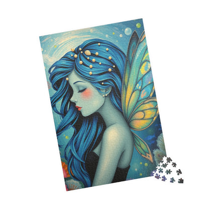 Fairy Dreams Jigsaw Puzzle, Colorful Fantasy Artwork Game for Adult, Relaxing Gift, Family Game Night Unique Puzzle Lover Home Entertainment