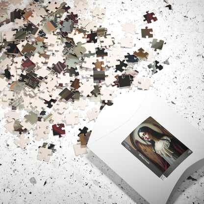 Artistic Portrait Puzzle, Unique Jigsaw Puzzle for Adults, Perfect Gift for Gothic Art Lover and Puzzle Enthusiast, Mindfulness Activity Puzzle The Puzzle Chest