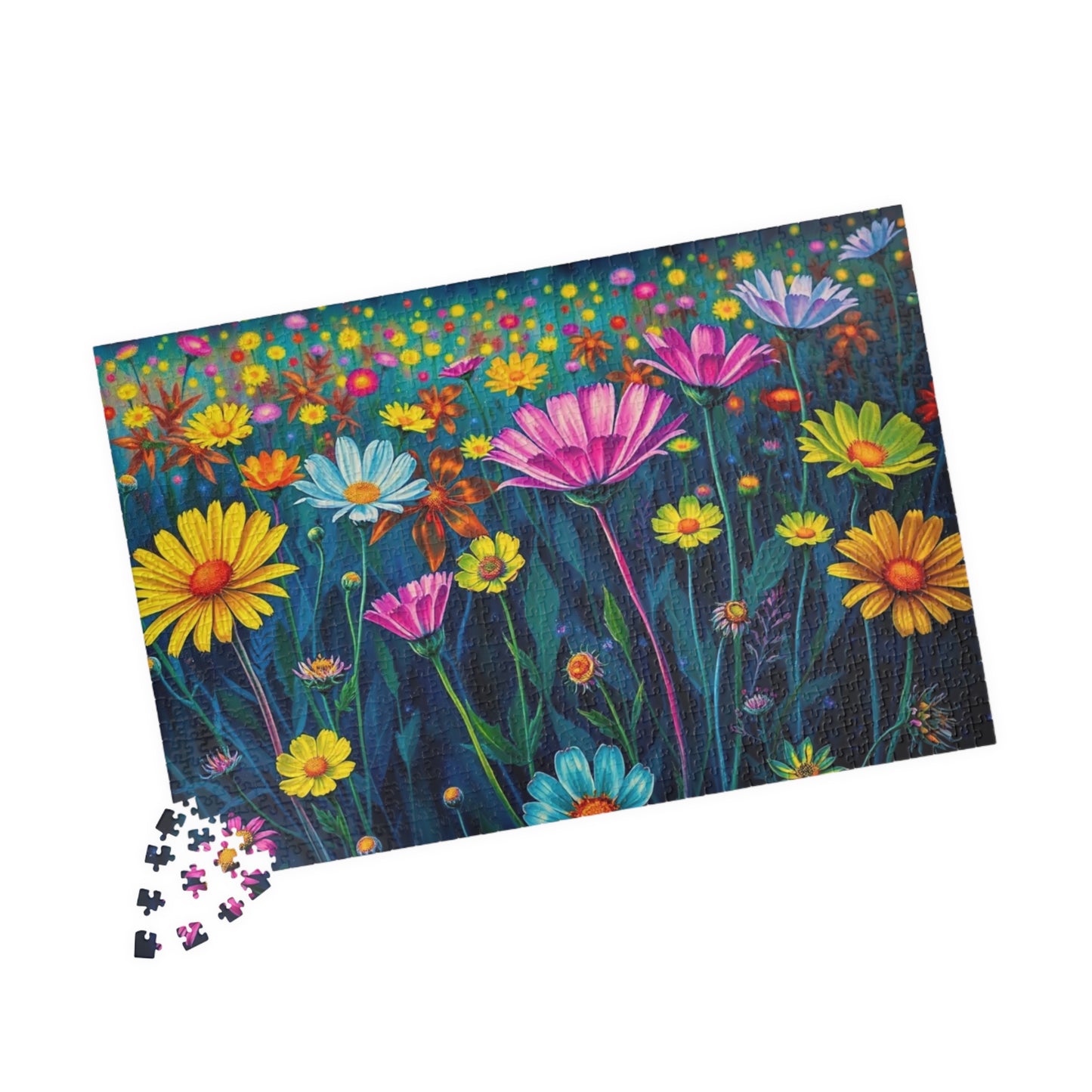 Vibrant Floral Jigsaw Puzzle | 110-1014 Piece Flower Game | Perfect for Nature Lover, Family or Solo Activity, Best Gift Idea, Puzzle Night Puzzle The Puzzle Chest