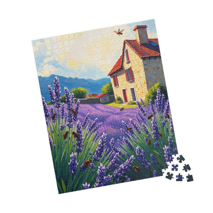 Lavender Field Puzzle, Tranquil Landscape Jigsaw, Gift for Nature Lovers, Home Decor, Family Activity, 110-1014 Pieces Puzzle The Puzzle Chest