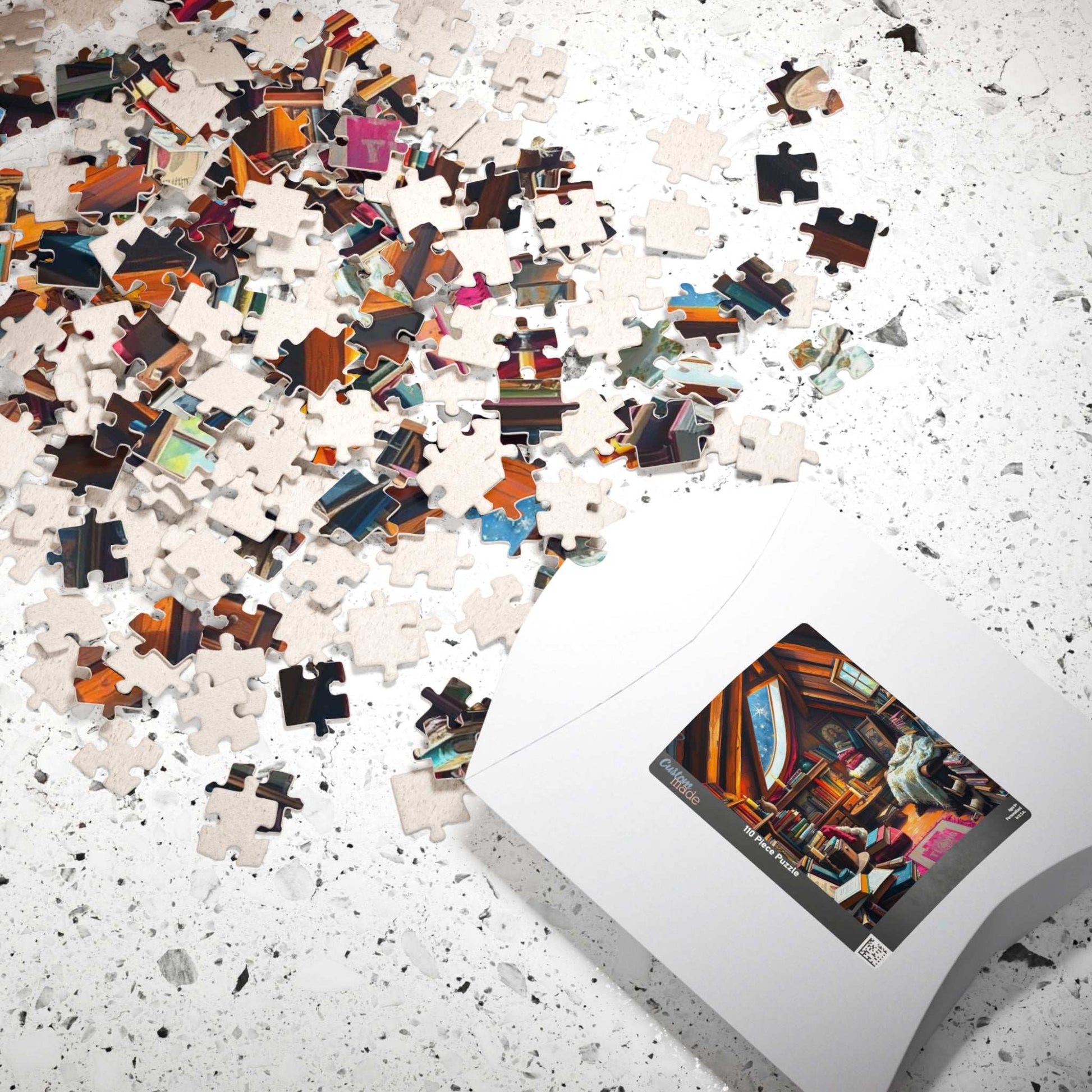Cozy Winter Attic Jigsaw Puzzle - 110, 252, 520, 1014-piece Dreamy Room, Ideal Gift for Puzzle Lover, Quiet Home Activity, Fun Family Night Puzzle The Puzzle Chest