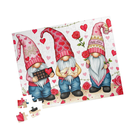 Valentine's Day Gnome Puzzle - Love Themed Jigsaw Game Puzzle The Puzzle Chest