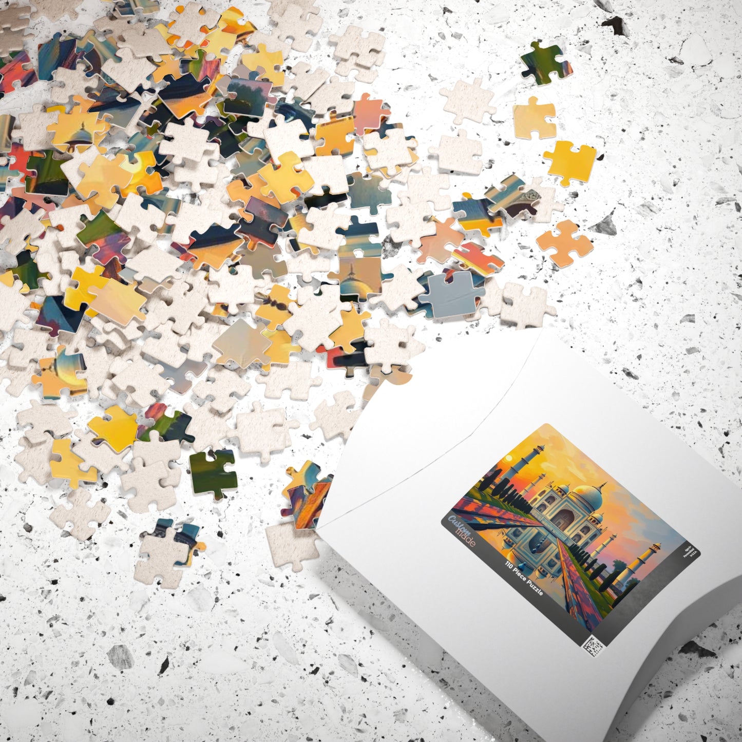 Taj Mahal Puzzle - Religious Monument in India, 100-1000 Piece Puzzle, Faith-Based Historical Puzzle, Landmark Puzzle, Muslim Art Gift Puzzle The Puzzle Chest