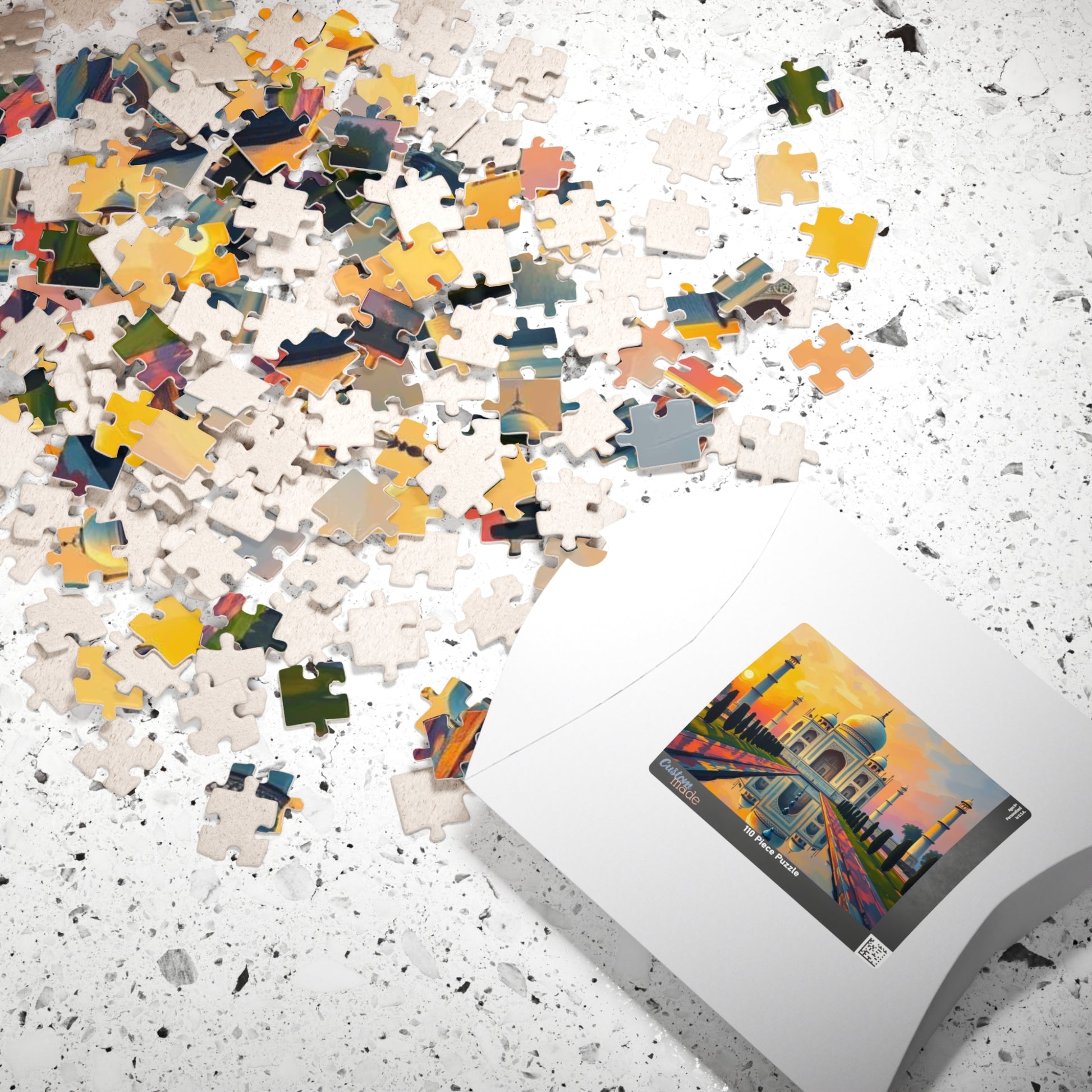Taj Mahal Puzzle - Religious Monument in India, 100-1000 Piece Puzzle, Faith-Based Historical Puzzle, Landmark Puzzle, Muslim Art Gift Puzzle The Puzzle Chest