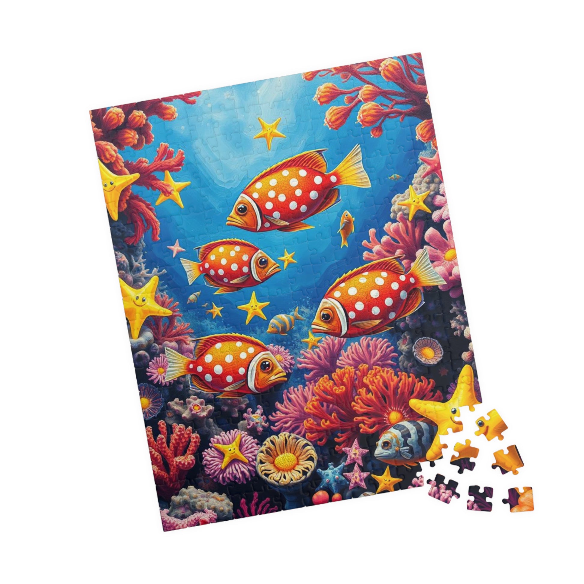 Ocean Puzzle with Tropical Fish, Colorful Underwater Jigsaw Puzzle for Adult, Fun Family Activity, Creative Birthday Holiday Gift for Friend Puzzle The Puzzle Chest