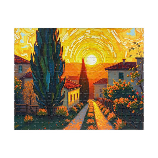 Sunset Serenity Landscape Puzzle, 110-1014 Piece Jigsaw Puzzle for Adult, Gift for Friend, Family Fun Game Night, Relaxation Activity, Peace 252 pcs (Horizontal) Puzzle The Puzzle Chest