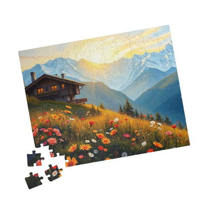 Scenic Mountain Jigsaw Puzzle - 110, 252, 520, 1014-piece, Nature Decor, Gift for Nature Lovers, Family Fun, Indoor Activity Puzzle The Puzzle Chest