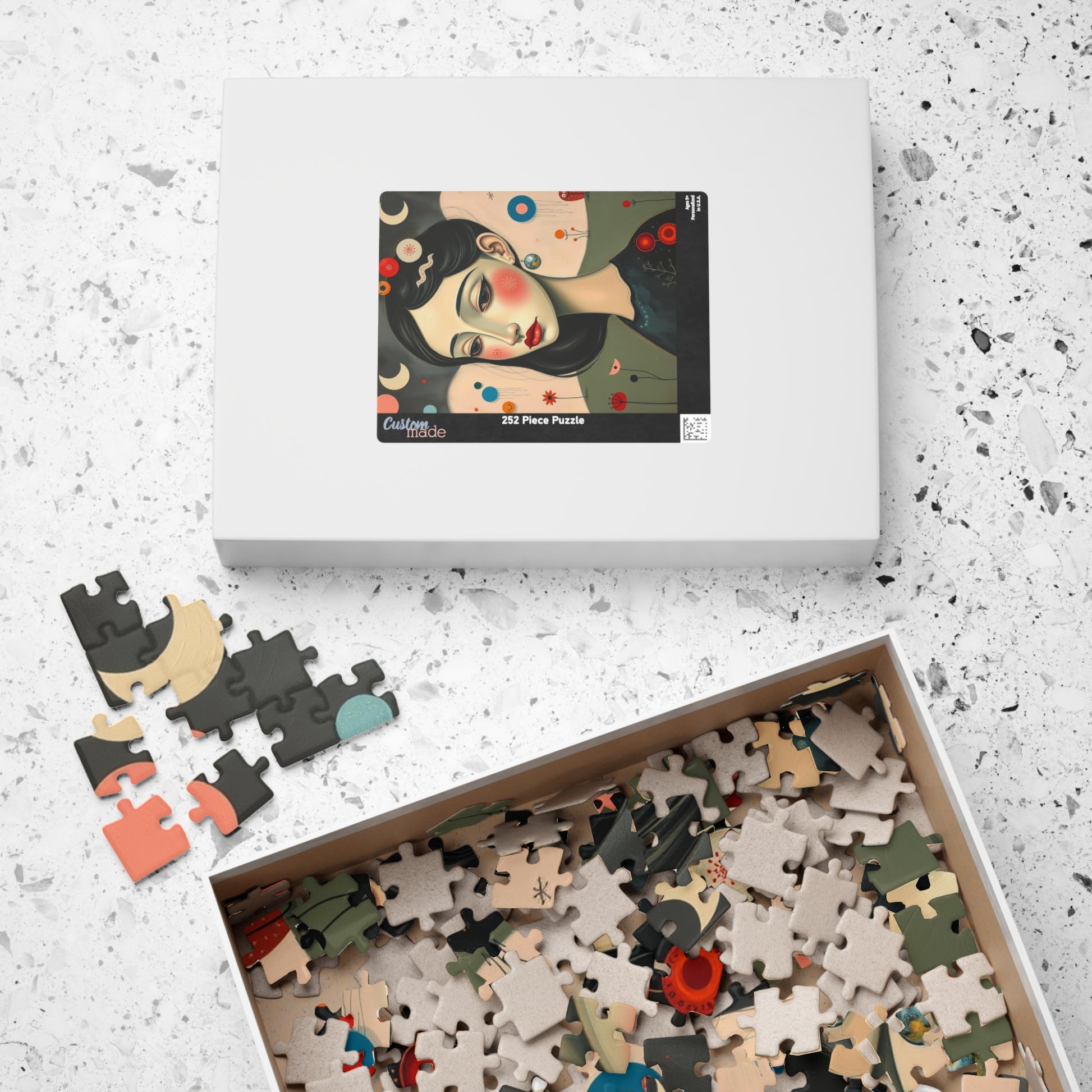 Artistic Enigmas Puzzle (110-1014 Piece) - Abstract Fantasy Jigsaw Game, Mind Exercise, Gift for Art Lover, Family Fun, Cozy Night In Hobby Puzzle The Puzzle Chest