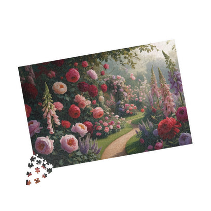 Floral Pathway Puzzle, Beautiful Garden Adult Jigsaw Game, Relaxing Indoor Activity, Home and Family Entertainment, Gift for Nature Lovers Puzzle The Puzzle Chest
