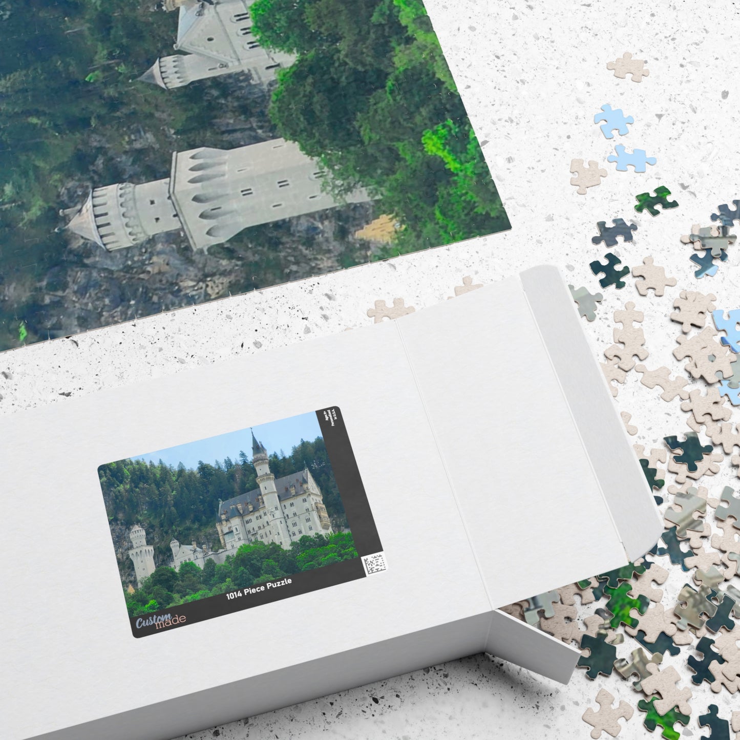 Neuschwanstein Castle Jigsaw Puzzle - Historical Landmark, Germany Bavarian Landscape Realistic Summer View, Alps German Architecture Puzzle The Puzzle Chest