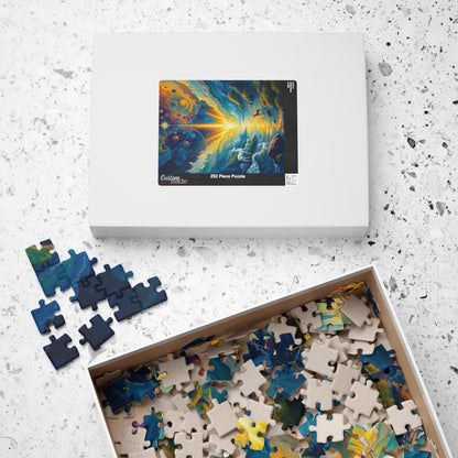 Celestial Creation Puzzle, Christian Symbolism, The Birth of a World Cosmic Landscape Jigsaw Game, Faith-Based Religious Puzzle Lover Gift
